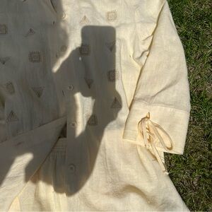 Vintage 80’s butter yellow matching set - Jordana’s